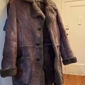 Men’s Gray Sheep Skin car length
